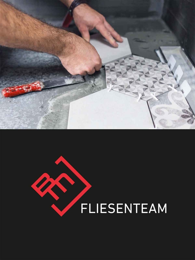 Projekt: BM Fliesenteam (Corporate Design, Logodesign, Drucksorten, Webdesign)