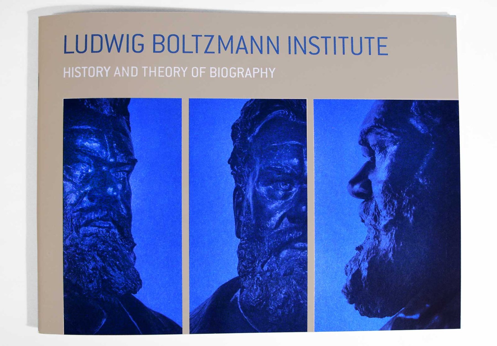 Broschüre für das Ludwig Boltzmann Institut History and Theory of Biography