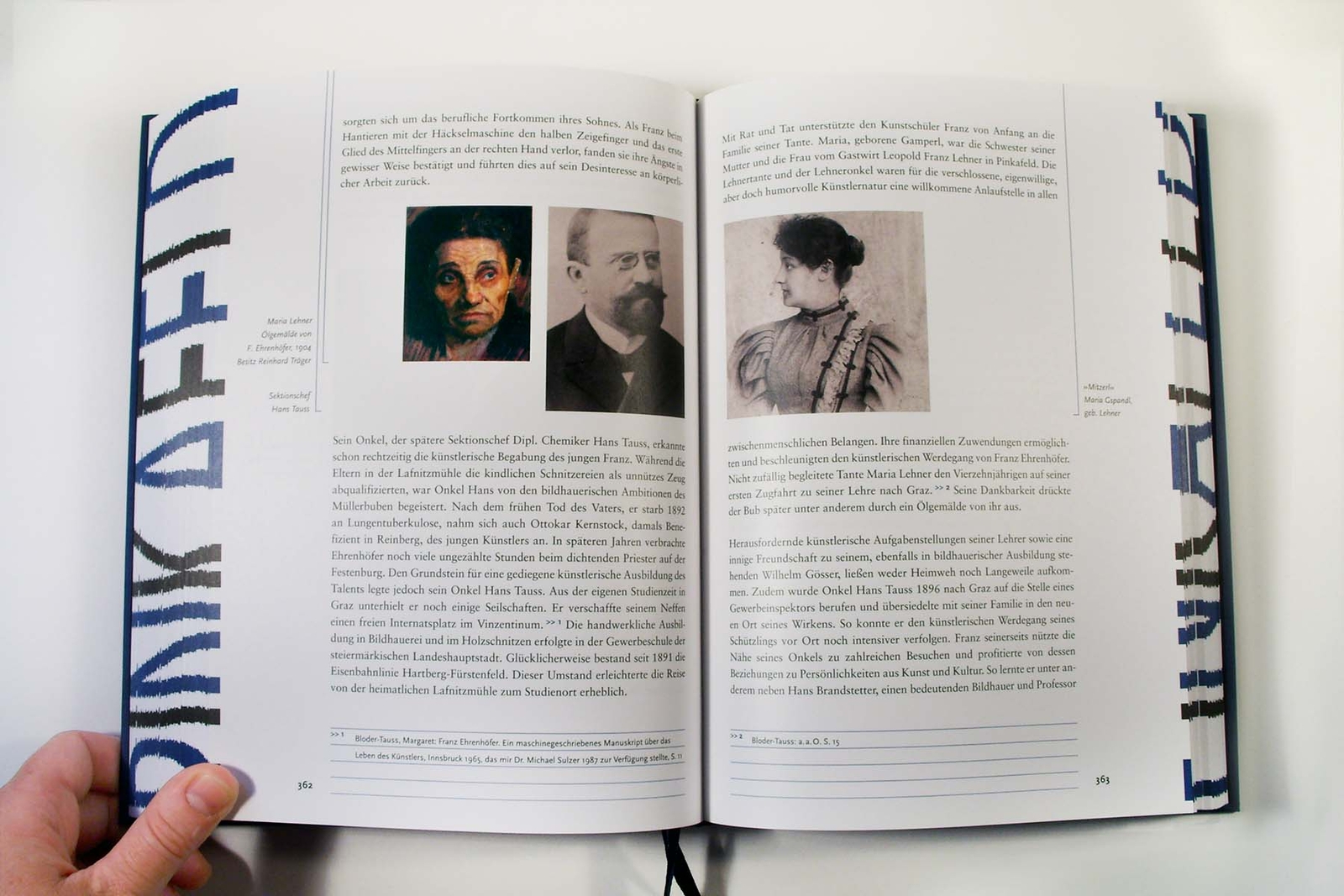 Buch »Von Pinkafő nach Pinkafeld« Doppelseite mit Bildern