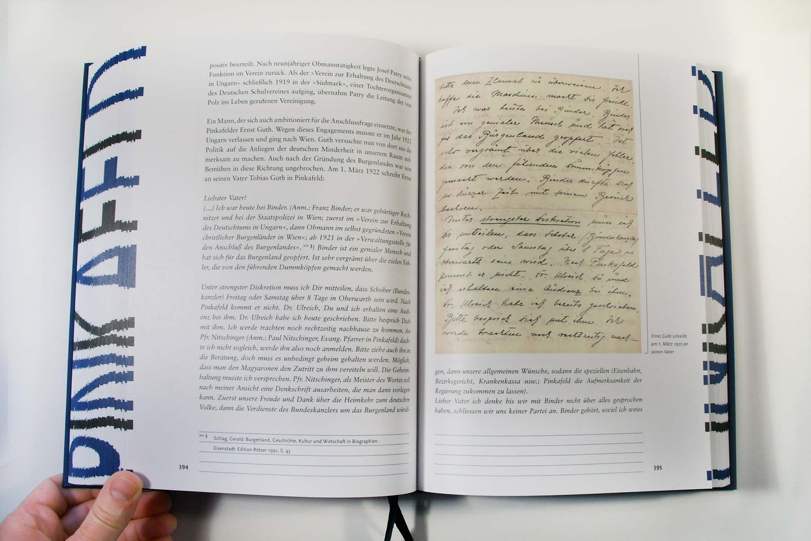 Buch »Von Pinkafő nach Pinkafeld« Doppelseite mit Bildern