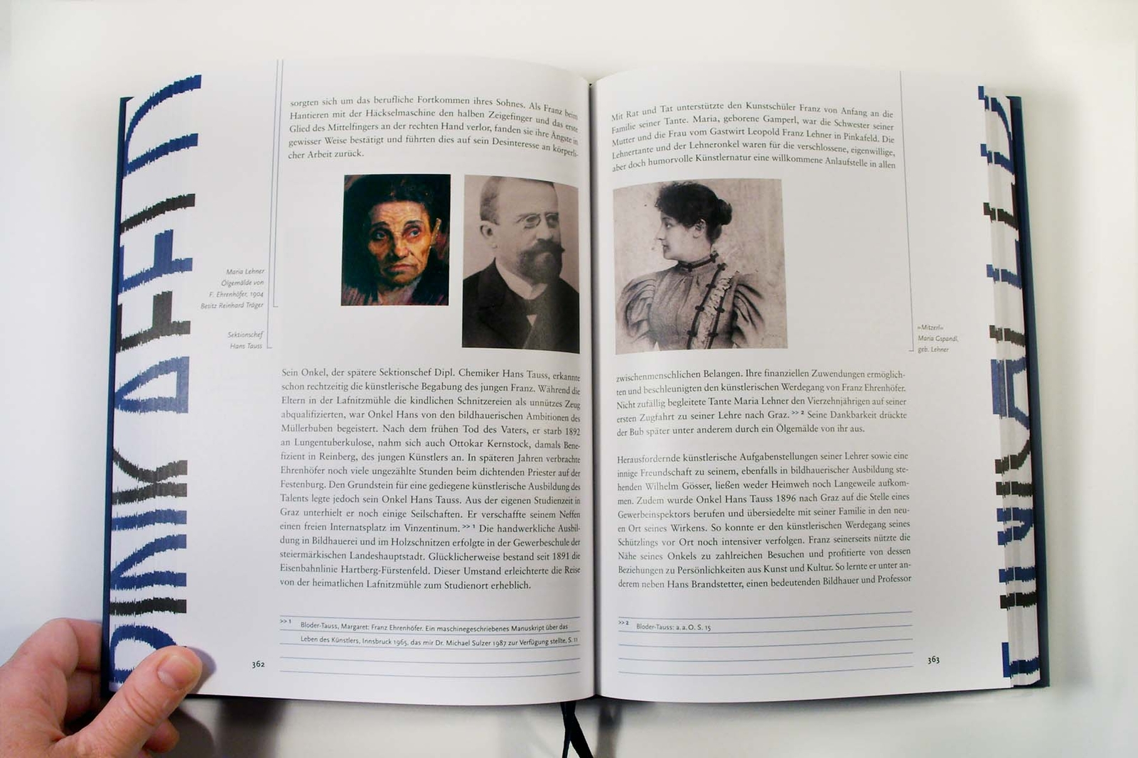 Buch »Von Pinkafő nach Pinkafeld« Doppelseite mit Bildern