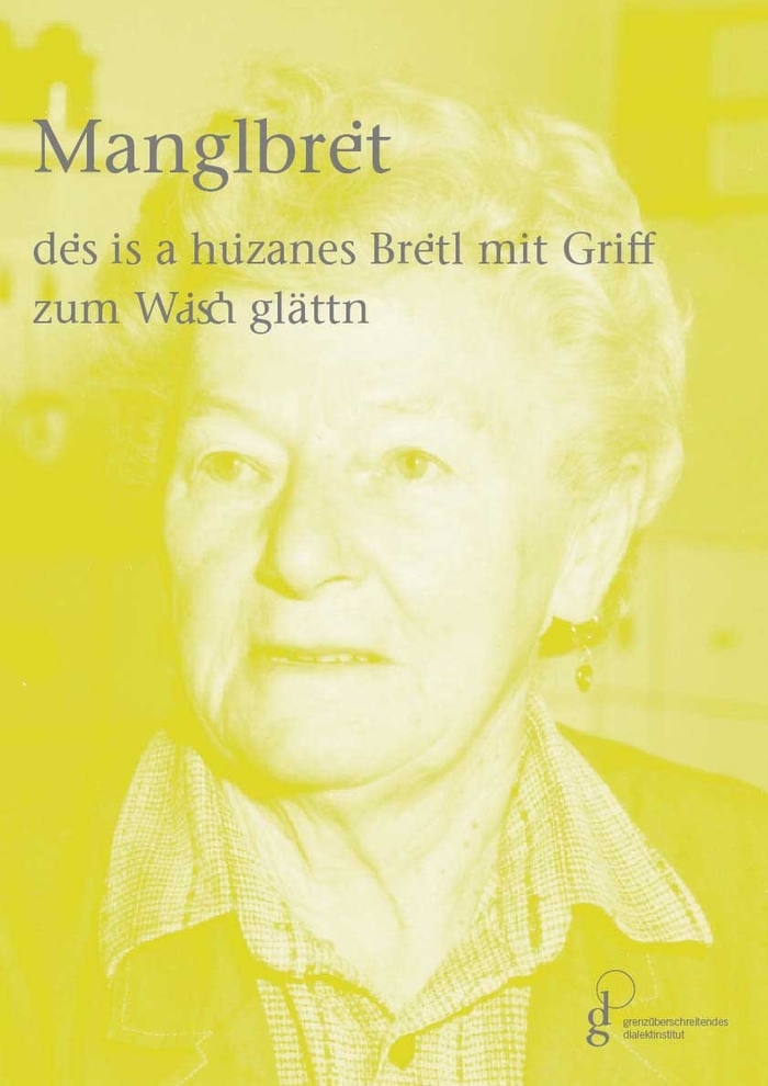Plakat mit hianzischer Mundart für das Grenzüberschreitende Dialektinstitut
