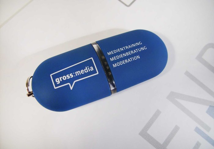 gross:media USB-Stick mit Logoaufdruck
