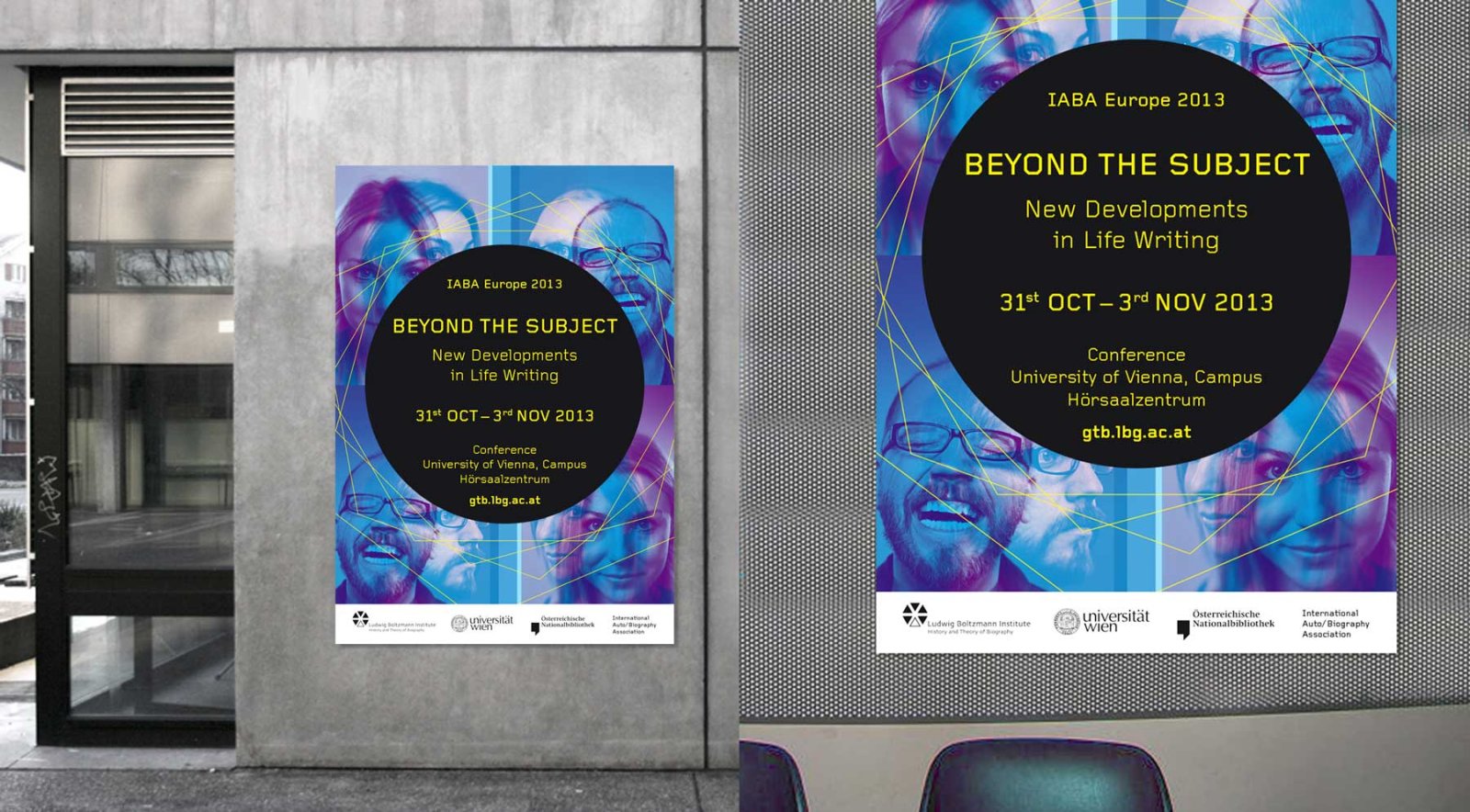 Plakat für die Konferenz Beyond the Subject – New Developments in Life Writing