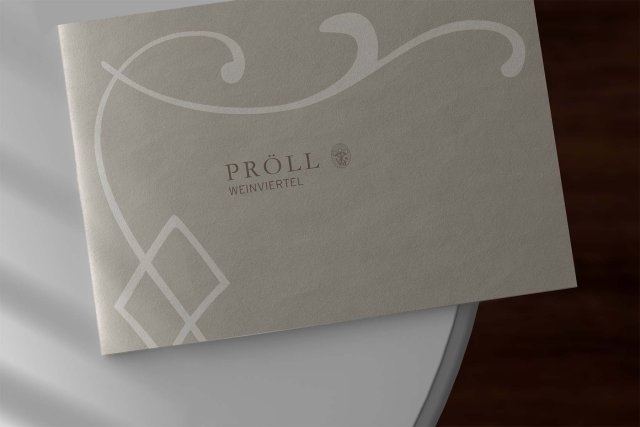 Projekt: Imagebroschüre Weingut Pröll (Editorial Design)