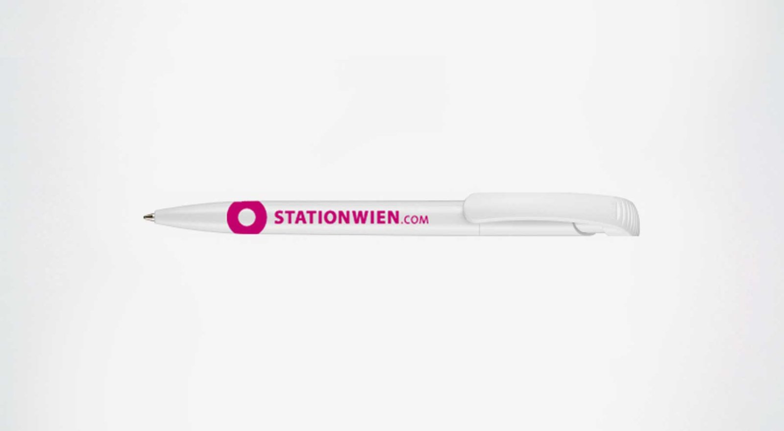Station Wien – Kugelschreiber mit Logoaufdruck