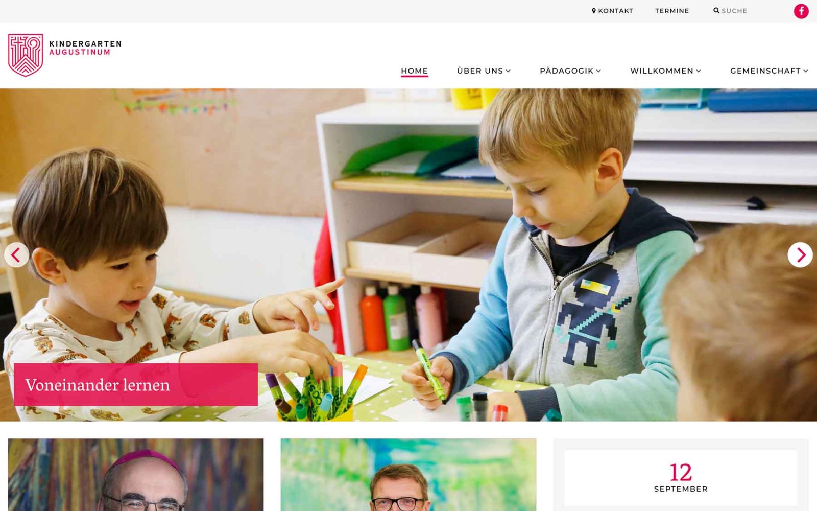 Website Augustinum Kindergarten