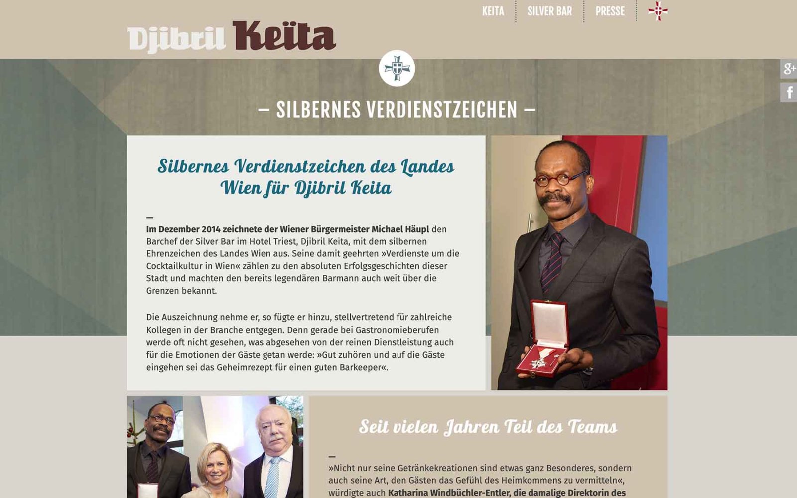 Website Djibril Keita – Silbernes Verdienstkreuz