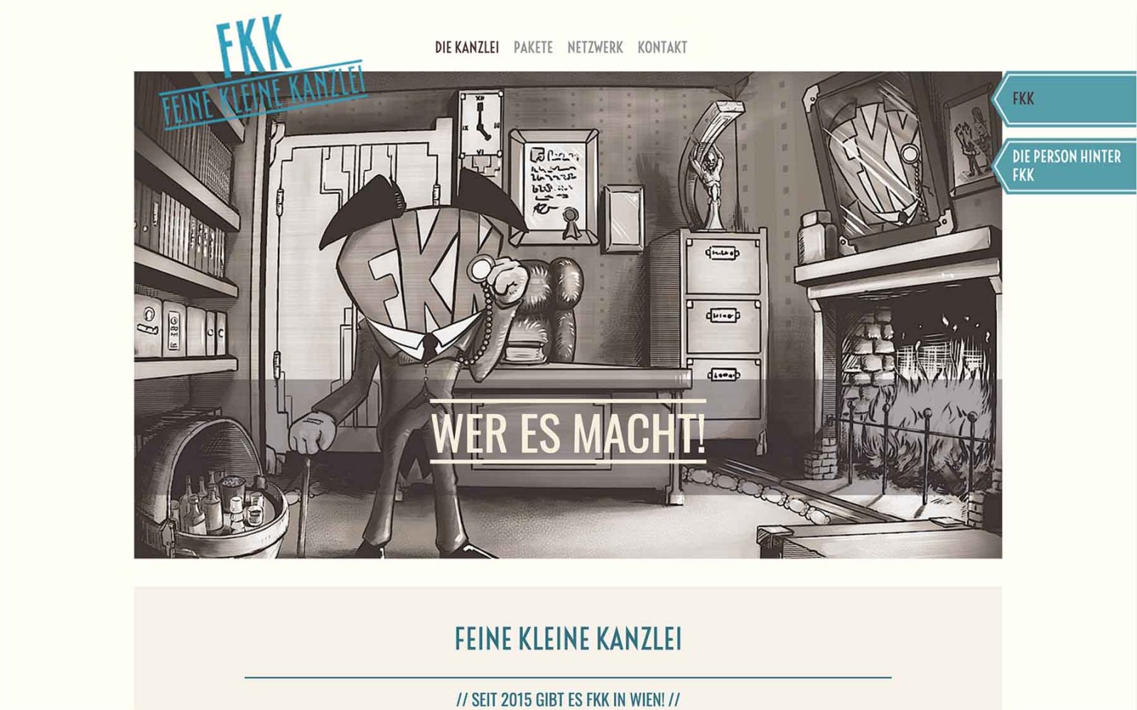 Website Feine Kleine Kanzlei Steuerberatung – Kanzlei