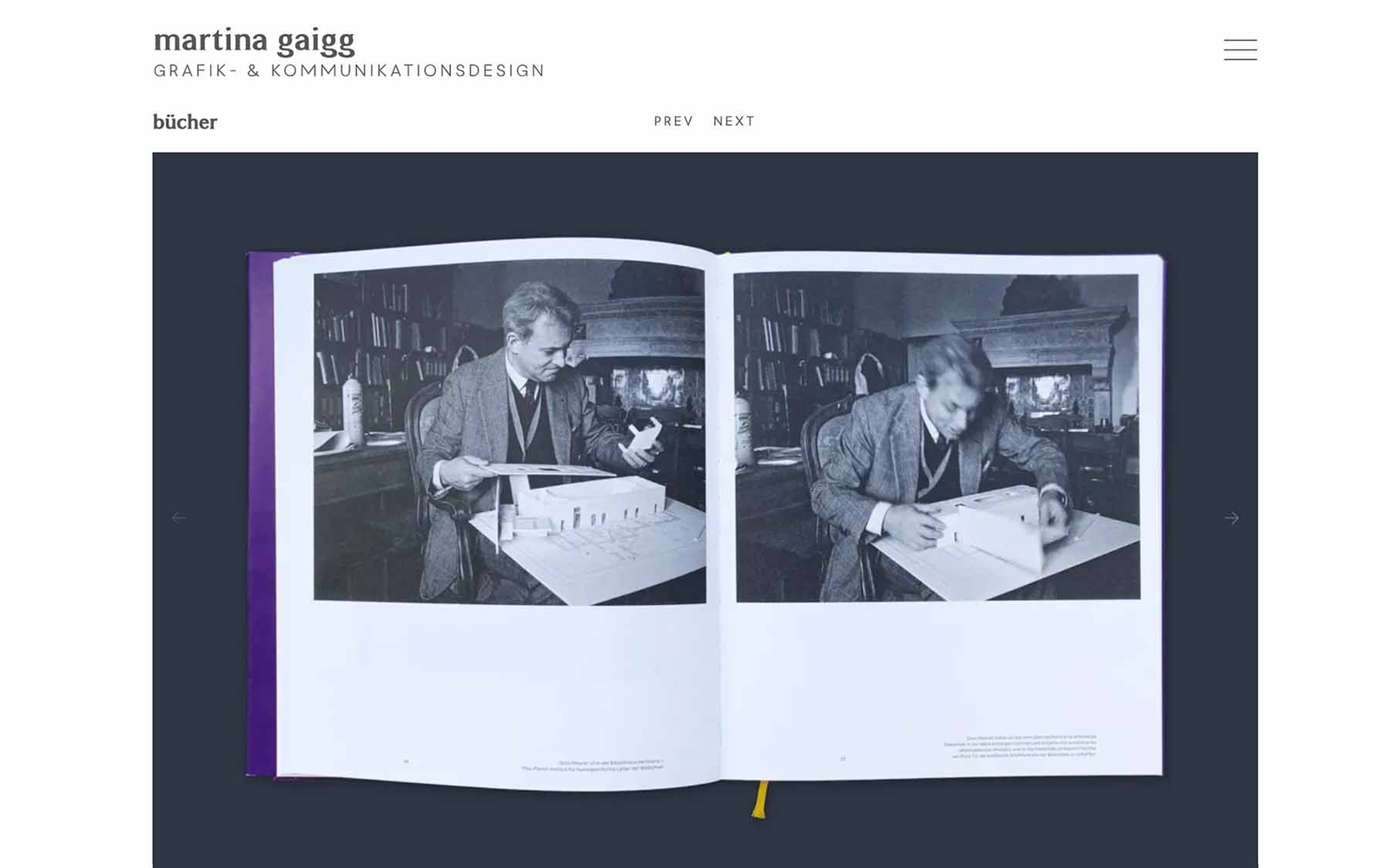 Website-Unterseite Martina Gaigg – Projekt sapere Bild 3