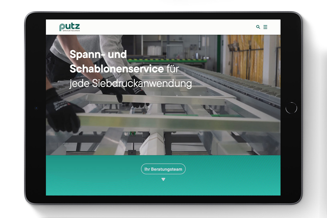 Projekt: Putz Drucktechnik (Webentwicklung, Programmierung, CMS)