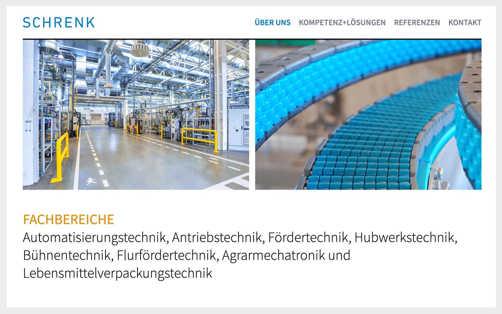 Website Schrenk Elektrotechnik - smart motions über uns