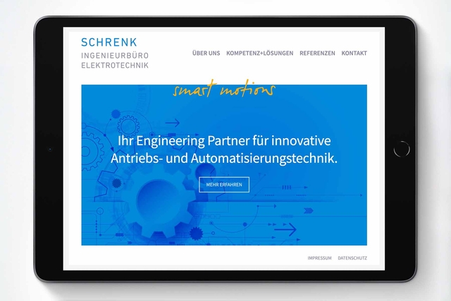 Projekt: smart motions – Webdesign (Webdesign, Programmierung, CMS ProcessWire)