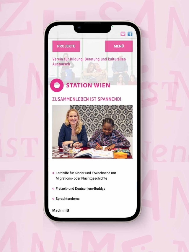 Projekt: Station Wien – Webdesign (Webdesign, Programmierung, CMS)