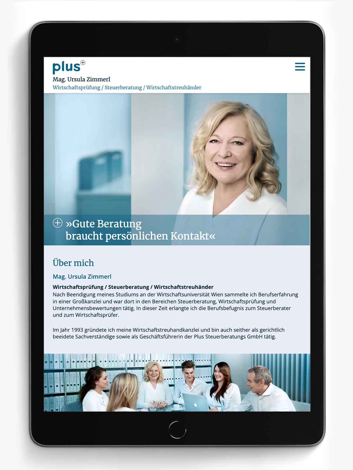 Projekt: Steuerplus – Webdesign (Webdesign, Programmierung, CMS)