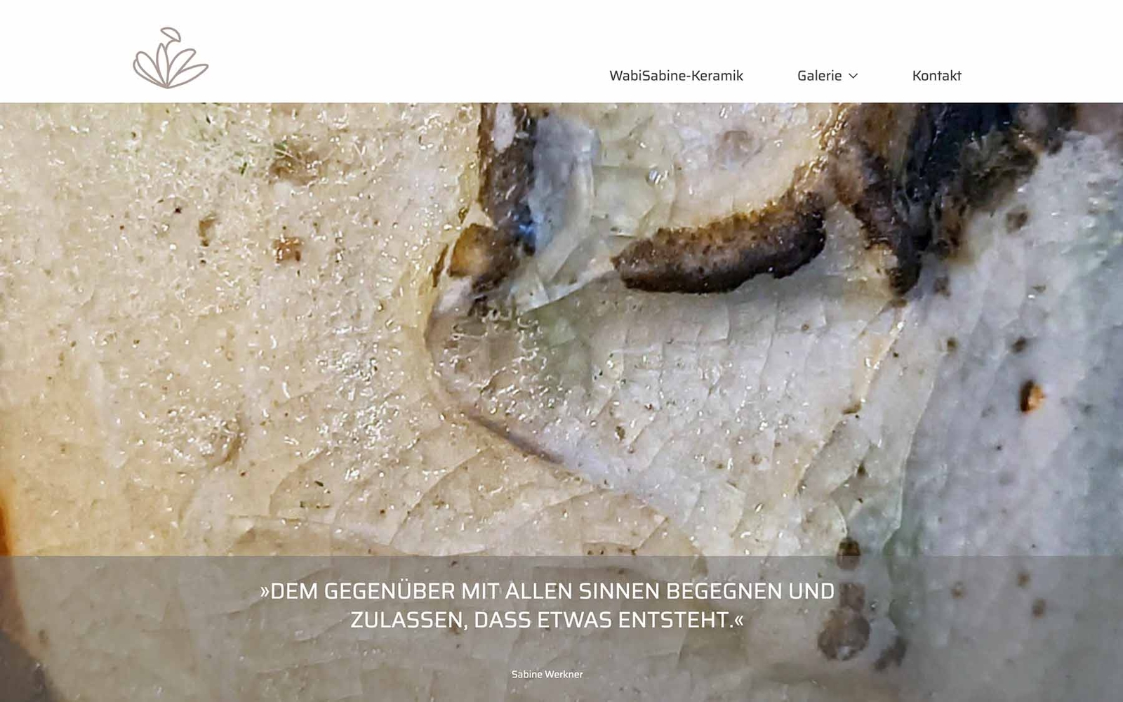 Startseite WabiSabine-Keramik, großes Glasurbild
