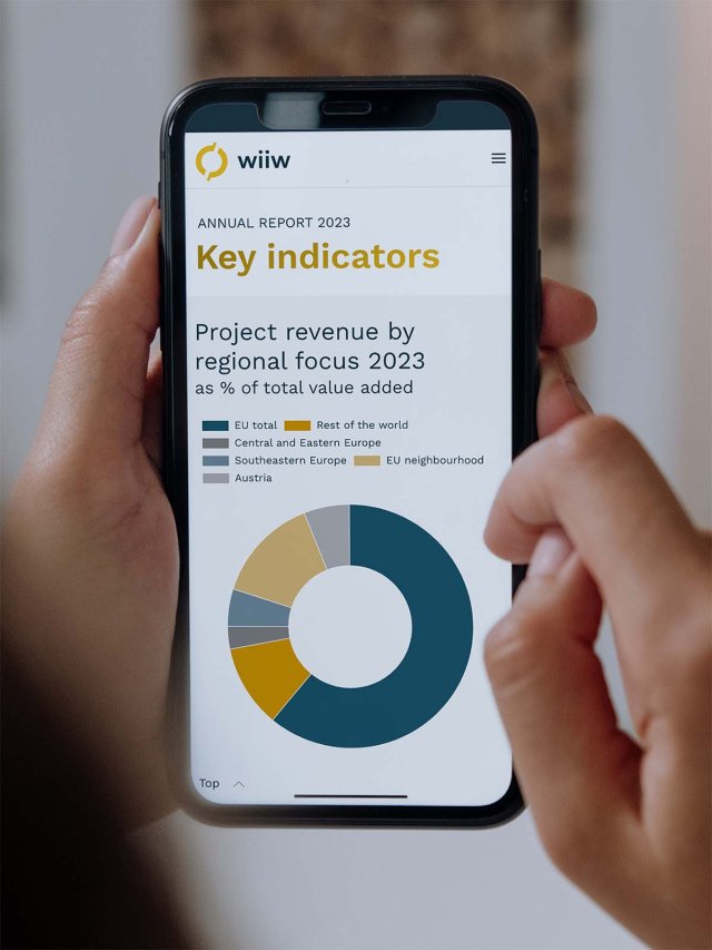 Projekt: wiiw annual report (Digital Report, Interaktive Charts, Webdesign, Programmierung, CMS Kirby)