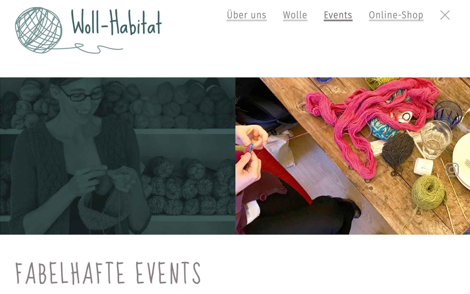 Website Woll-Habitat Events
