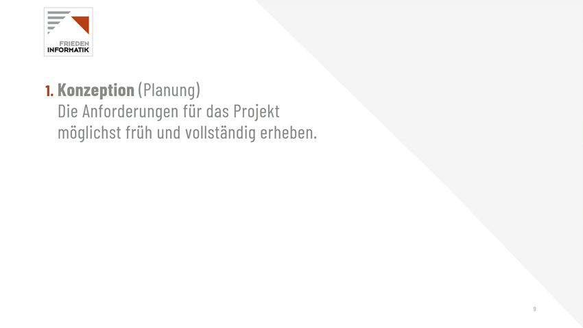 Frieden Informatik PowerPoint Produktpräsentation Textfolie animiert