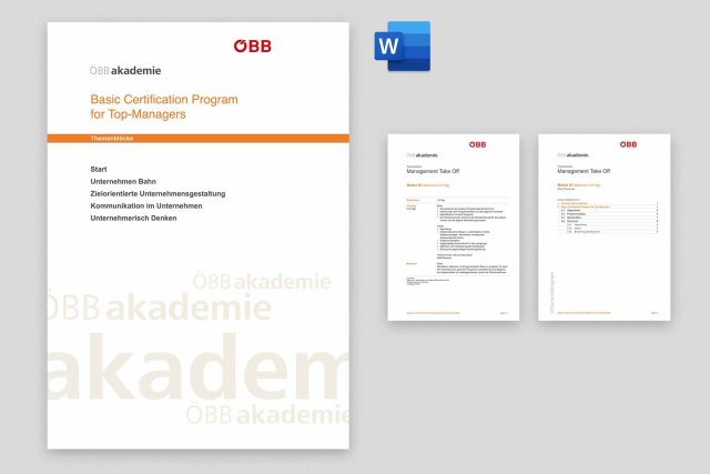 Projekt: ÖBB (Handout, Microsoft Word)