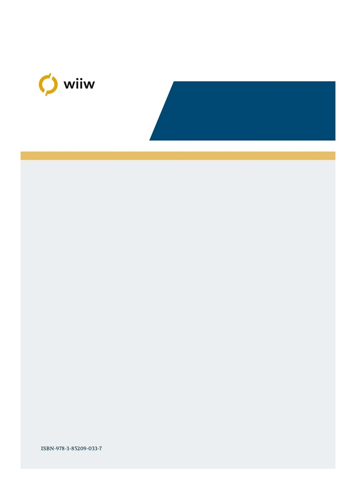 Wordvorlage für die wiiw Publikation Forcast Report – Rückseite